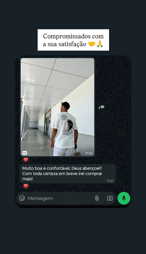 Feedback real de cliente Estilo Jesus Way